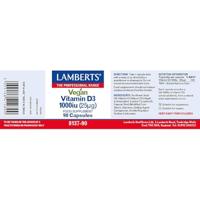 Vitamine D3 1000 IE (25 mcg) Vegan - thumbnail