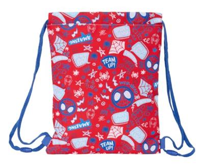 Rugtas met Koordjes Spider-Man Rescue Blauw Rood 26 x 34 x 1 cm Rugtas met Koordjes Spider-Man Rescue Blauw Rood 26 x 34 x 1 cm