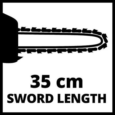 Einhell GC-PC 1335/1 I Kettingzaag Benzine 1,3 kW Lengte mes 350 mm Einhell GC-PC 1335/1 I Kettingzaag Benzine 1,3 kW Lengte mes 350 mm