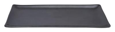 Zwart Bord - Tetsu Kessho Matte - 28 x 12.5cm Zwart Bord - Tetsu Kessho Matte - 28 x 12.5cm