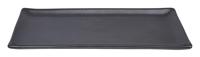 Zwart Bord - Tetsu Kessho Matte - 28 x 12.5cm - thumbnail