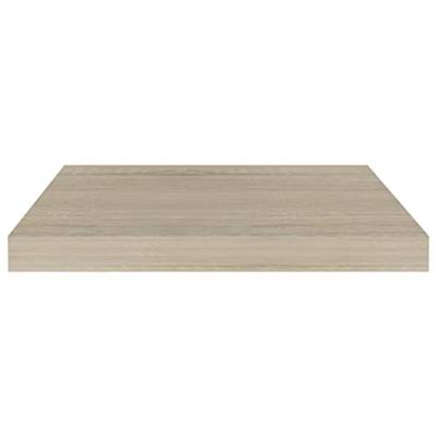 Wandschap zwevend 50x23x3,8 cm MDF eikenkleurig