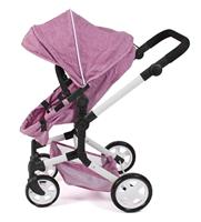 Combi-poppenwagen Linus Plus - Pink Jeans - thumbnail