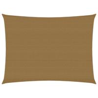 VidaXL Zonnezeil 160 g/m² 3x4 m hdpe taupe - thumbnail