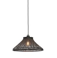 GOOD&MOJO Hanglamp 'Tahiti' Bamboe, 45cm, kleur Zwart - thumbnail