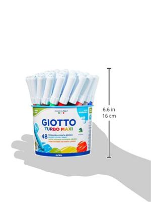 Set Viltstiften Giotto Maxi 48 Stuks Multicolour Set Viltstiften Giotto Maxi 48 Stuks Multicolour