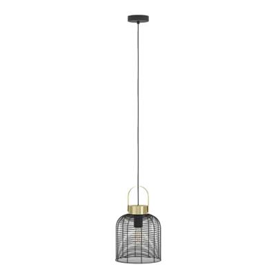 Eglo DraadlampRoundham Ø 22cm - zwart met goud - 43963