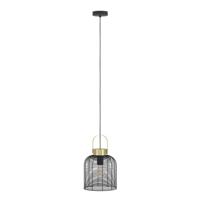 Eglo DraadlampRoundham Ø 22cm - zwart met goud - 43963 - thumbnail