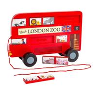 Bigjigs houten londen bus trekfiguur - thumbnail
