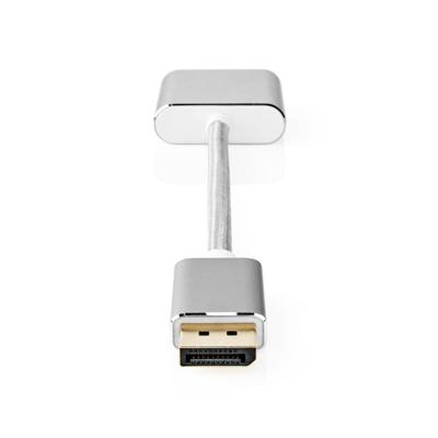 Nedis DisplayPort-Kabel | DisplayPort Male naar DVI-D 24+1-Pins Female | 0.2 m | 1 stuks - CCTB37250AL02 CCTB37250AL02 Nedis DisplayPort-Kabel | DisplayPort Male naar DVI-D 24+1-Pins Female | 0.2 m | 1 stuks - CCTB37250AL02 CCTB37250AL02