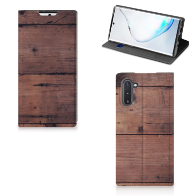 Samsung Galaxy Note 10 Book | Wallet Case | Old Wood
