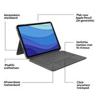Logitech Combo Touch for iPad Pro 11" toetsenbord - thumbnail