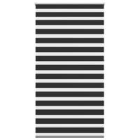 VidaXL Duo rolgordijn 120 x 230 cm zwart - thumbnail