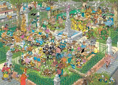 Jumbo puzzel JvH BBQ Party! 1000pcs - thumbnail