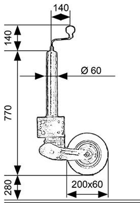 Frielitz Automatic support wheel 6