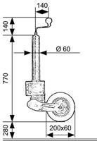 Frielitz Automatic support wheel 6 - thumbnail