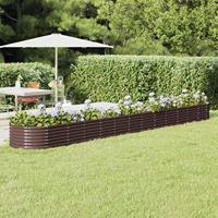 Plantenbak 512x80x36 cm gegalvaniseerd staal bruin - thumbnail