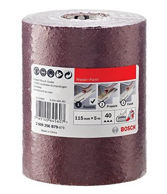 Bosch Accessoires Schuurrol | Hout | 115mmx5M | K40 - 2609256B79