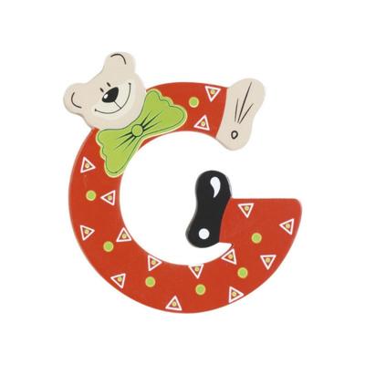 Playshoes letter G beer hout 10 cm Playshoes letter G beer hout 10 cm