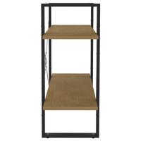 Boekenkast met 4 schappen 80x30x140 cm massief grenenhout - thumbnail