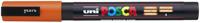 Uni-Posca Posca marker, afm pc-3m, lijndikte 0,9-1,3 mm, fijn, oranje, 1 stuk - thumbnail