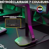 Ondersteuning voor Gaming Hoofdtelefoon The G-Lab K-STAND HYDROGEN Zwart - thumbnail