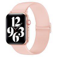 Elastische Solo Loop bandje - Roze - Geschikt voor Apple Watch 44mm / 45mm / 46mm / 49mm Elastische Solo Loop bandje - Roze - Geschikt voor Apple Watch 44mm / 45mm / 46mm / 49mm