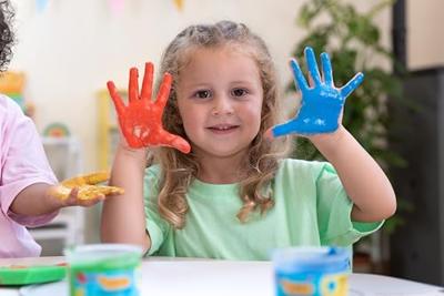 Vingerverf Jovi 5 Stuks Rood 5 Onderdelen 125 ml