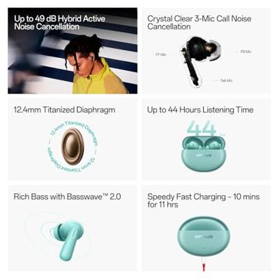 Oneplus Nord Buds 3 Pro Tws Headphones One Size
