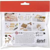 Creativ Company Mini hobbyset kabouterdeur, rendieren, 1 doos - thumbnail