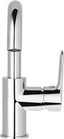 Saqu Dream wastafelkraan draaibaar chroom - thumbnail