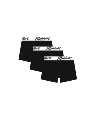 Malelions Boxershort 3-Pack KIDS Black/Black - Maat 92 - Kleur: Zwart | Soccerfanshop