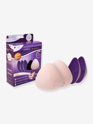 Set van 2 paar wasbare zoogcompressen CURVE Essentiel Plus nacht by CACHE COEUR purper Set van 2 paar wasbare zoogcompressen CURVE Essentiel Plus nacht by CACHE COEUR purper