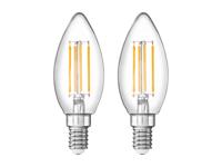 LIVARNO home LED-filament lamp (Kaars E14 4,2W, set van 2) - thumbnail