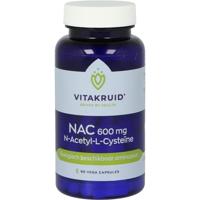 Vitakruid NAC 600mg N-Acetyl-L-Cysteine 60 Vegetarische capsules - thumbnail