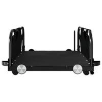 Fietstrailer oxford stof en ijzer zwart - thumbnail