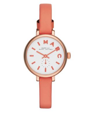 Horlogeband Marc by Marc Jacobs MBM1355 Leder Roze 8mm