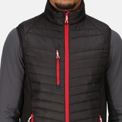 Ragetta RG894 Navigate Hybrid Bodywarmer - Black/Classic Red - XL Ragetta RG894 Navigate Hybrid Bodywarmer - Black/Classic Red - XL
