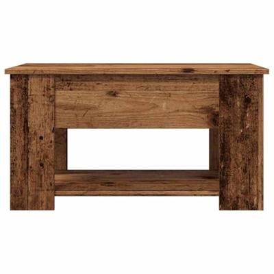 Salontafel 79x49x41 cm bewerkt hout oud houtkleurig