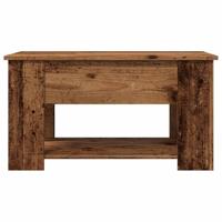 Salontafel 79x49x41 cm bewerkt hout oud houtkleurig - thumbnail
