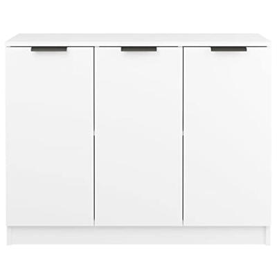 Dressoir 90,5x30x70 cm bewerkt hout wit