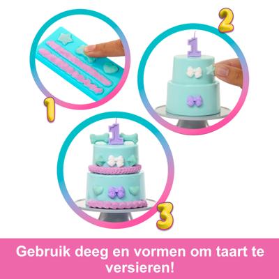 Barbie Party Unboxed Pop met Blauwe Jurk