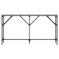 Wandtafel 140x23x75 cm bewerkt hout grijs sonoma - thumbnail