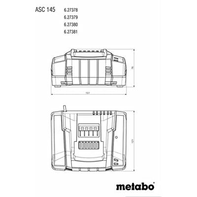 Metabo ASC 145 627378000 Snellader