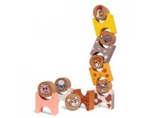 Eichhorn houten stapelspel boerderijdieren 14dlg. - thumbnail