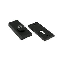 AMI veiligheids cilinderrozetten 115/15 - SKG*** met kerntrek - deurdikte 38/42 mm - zwart - 739700 - thumbnail