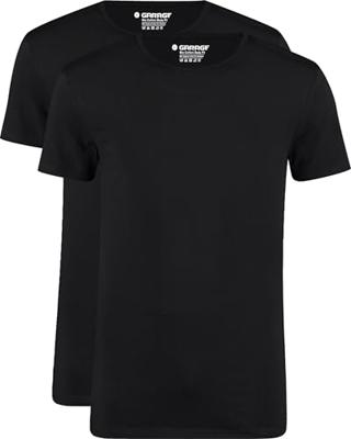 Garage Bio Cotton Body Fit O-Neck (0221) T-Shirt Black (2 Pack)