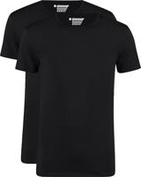 Garage Bio Cotton Body Fit O-Neck (0221) T-Shirt Black (2 Pack) - thumbnail