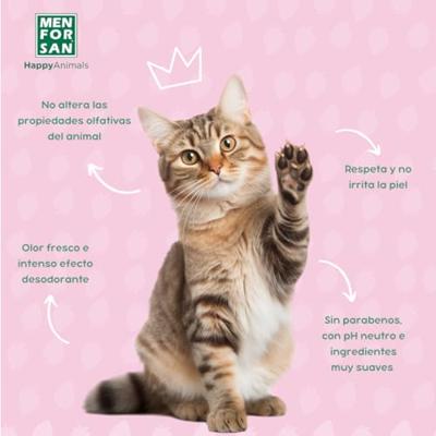 Eau de Cologne Menforsan Kat Aardbei 125 ml