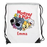 Woezel & Pip gymtas bedrukken - thumbnail
